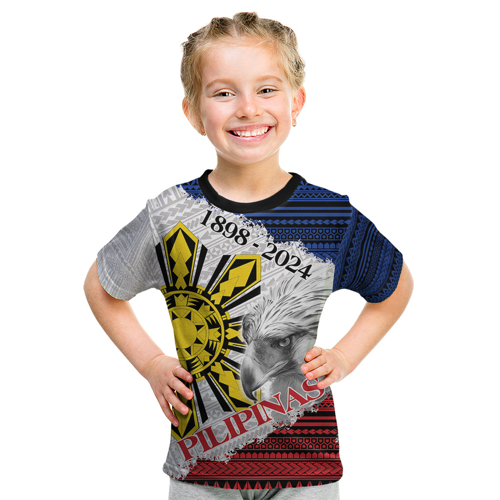 Philippines 126th Independence Day Kid T Shirt Pilipinas Hunyo 12 Maligayang Araw ng Kalayaan