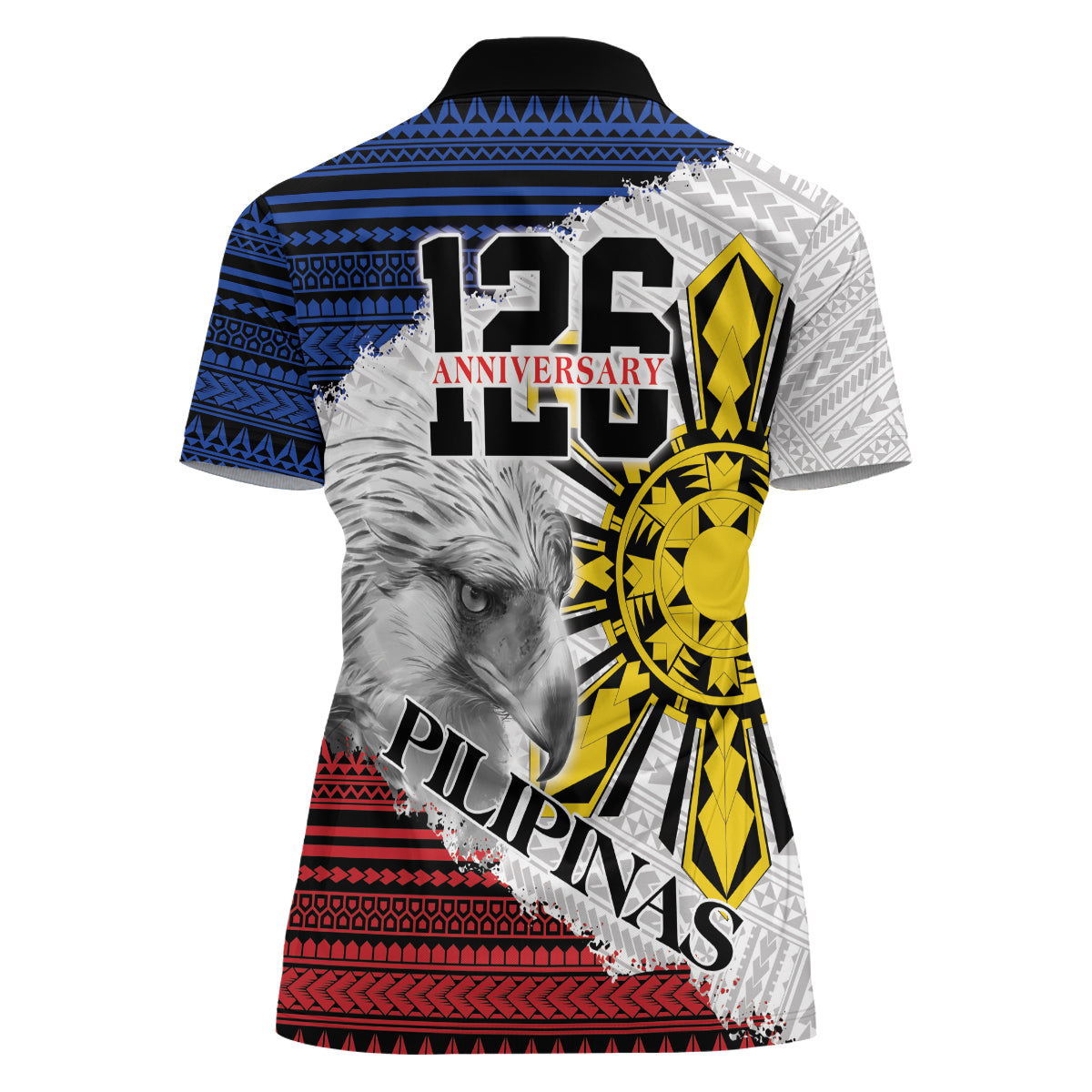 Philippines 126th Independence Day Women Polo Shirt Pilipinas Hunyo 12 Maligayang Araw ng Kalayaan