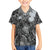 Pacific Beauty Girl Kid Hawaiian Shirt Black Polyneisan Tribal Vintage Motif