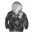Pacific Beauty Girl Kid Hoodie Black Polyneisan Tribal Vintage Motif