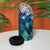 Pacific Beauty Girl 4 in 1 Can Cooler Tumbler Blue Polyneisan Tribal Vintage Motif