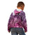 Pacific Beauty Girl Kid Hoodie Pink Polyneisan Tribal Vintage Motif