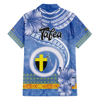 Tafea Vanuatu Family Matching Off The Shoulder Long Sleeve Dress and Hawaiian Shirt Hibiscus Sand Drawing with Pacific Pattern