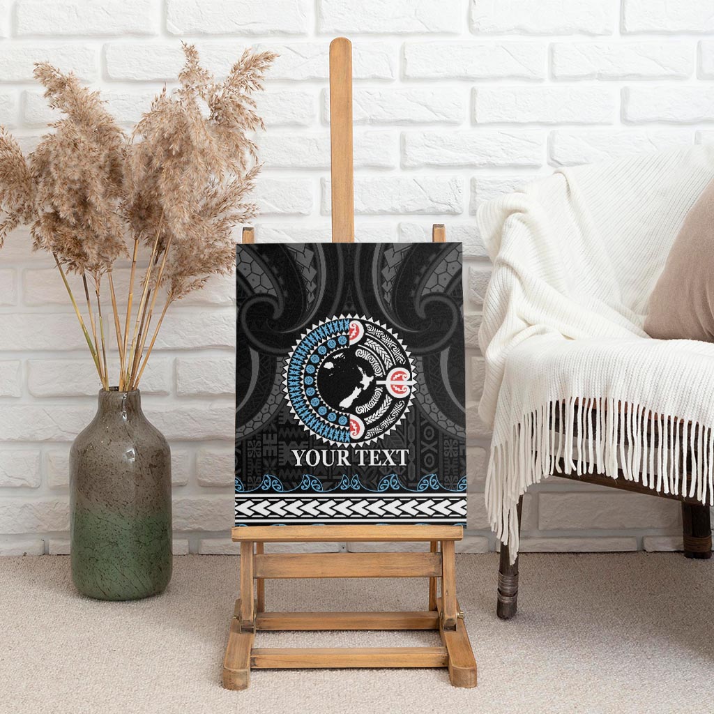 Custom Fiji and New Zealand Canvas Wall Art Maori Fern Mix Tapa Tribal Unique LT9 - Polynesian Pride