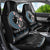 Custom Fiji and New Zealand Car Seat Cover Maori Fern Mix Tapa Tribal Unique