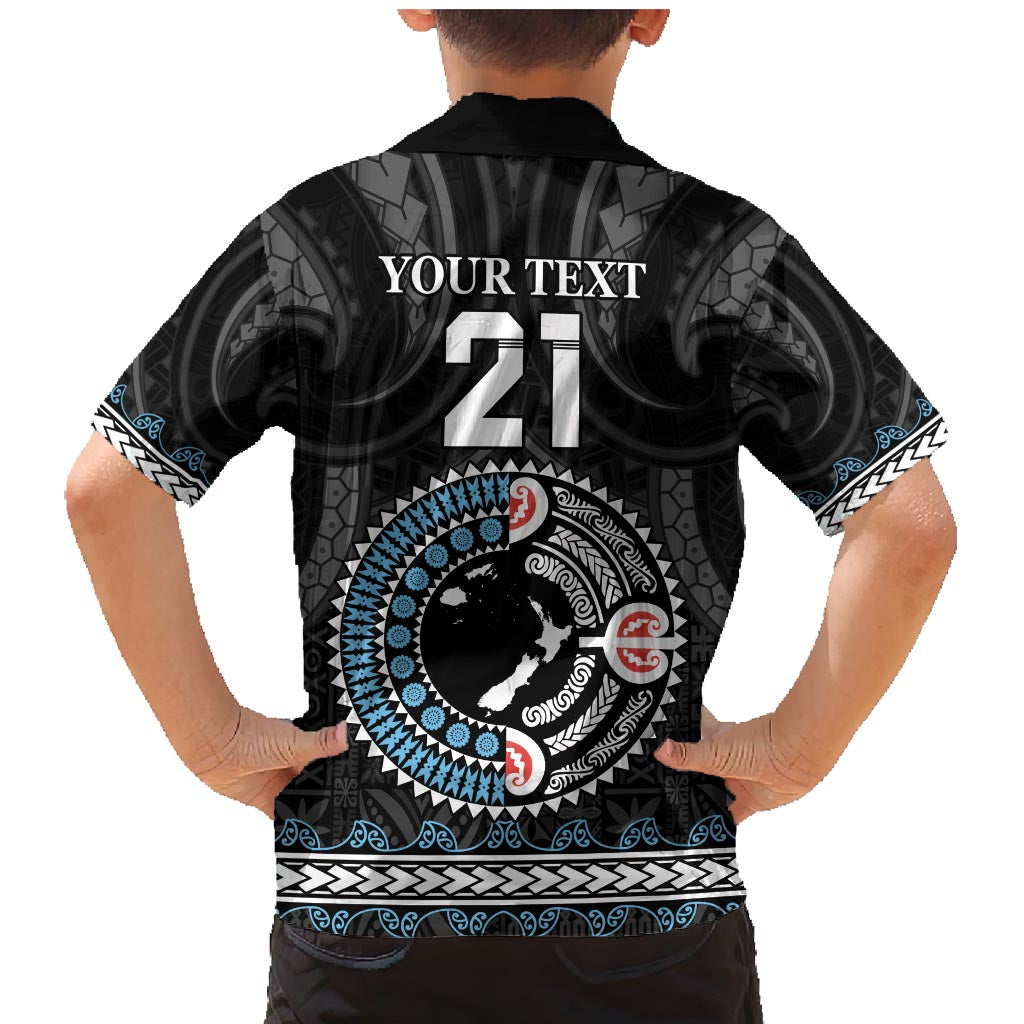 Custom Fiji and New Zealand Family Matching Mermaid Dress and Hawaiian Shirt Maori Fern Mix Tapa Tribal Unique LT9 - Polynesian Pride