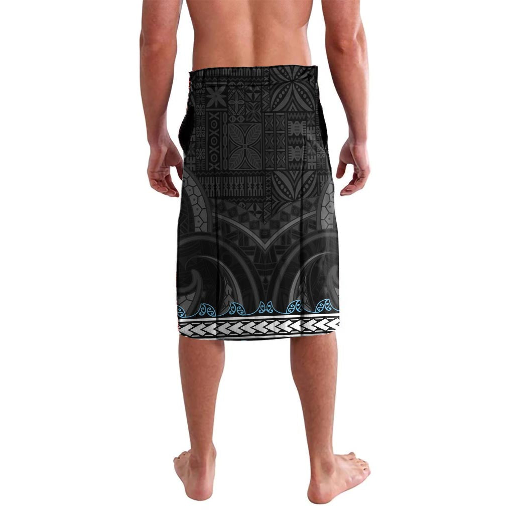 Custom Fiji and New Zealand Lavalava Maori Fern Mix Tapa Tribal Unique LT9 - Polynesian Pride