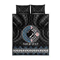 Custom Fiji and New Zealand Quilt Bed Set Maori Fern Mix Tapa Tribal Unique LT9 - Polynesian Pride