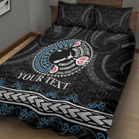 Custom Fiji and New Zealand Quilt Bed Set Maori Fern Mix Tapa Tribal Unique LT9 - Polynesian Pride