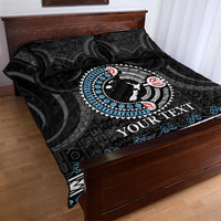 Custom Fiji and New Zealand Quilt Bed Set Maori Fern Mix Tapa Tribal Unique LT9 - Polynesian Pride