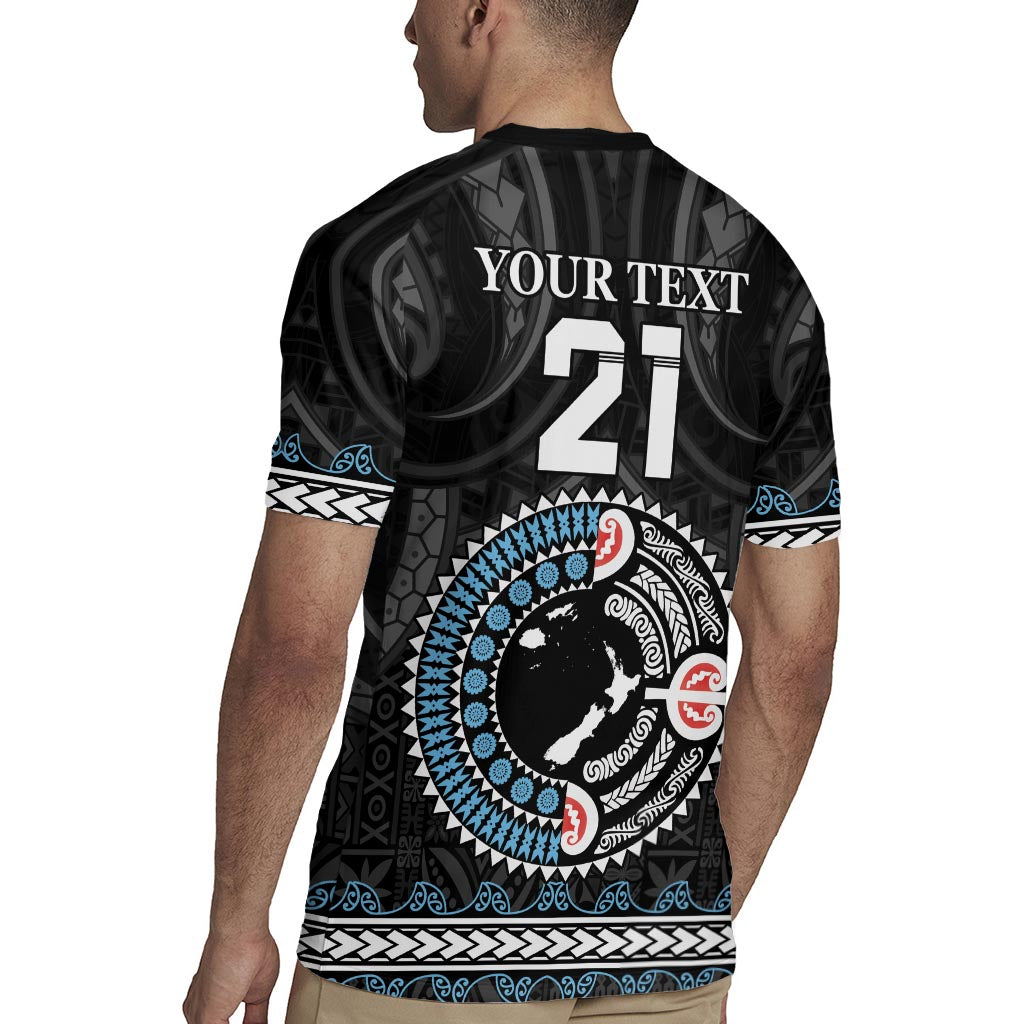 Custom Fiji and New Zealand Rugby Jersey Maori Fern Mix Tapa Tribal Unique LT9 - Polynesian Pride