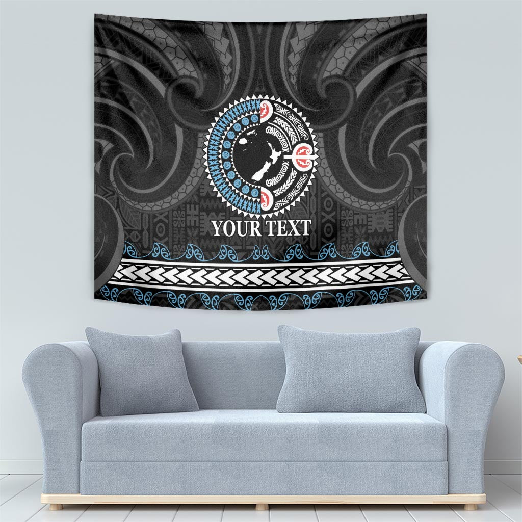 Custom Fiji and New Zealand Tapestry Maori Fern Mix Tapa Tribal Unique LT9 - Polynesian Pride