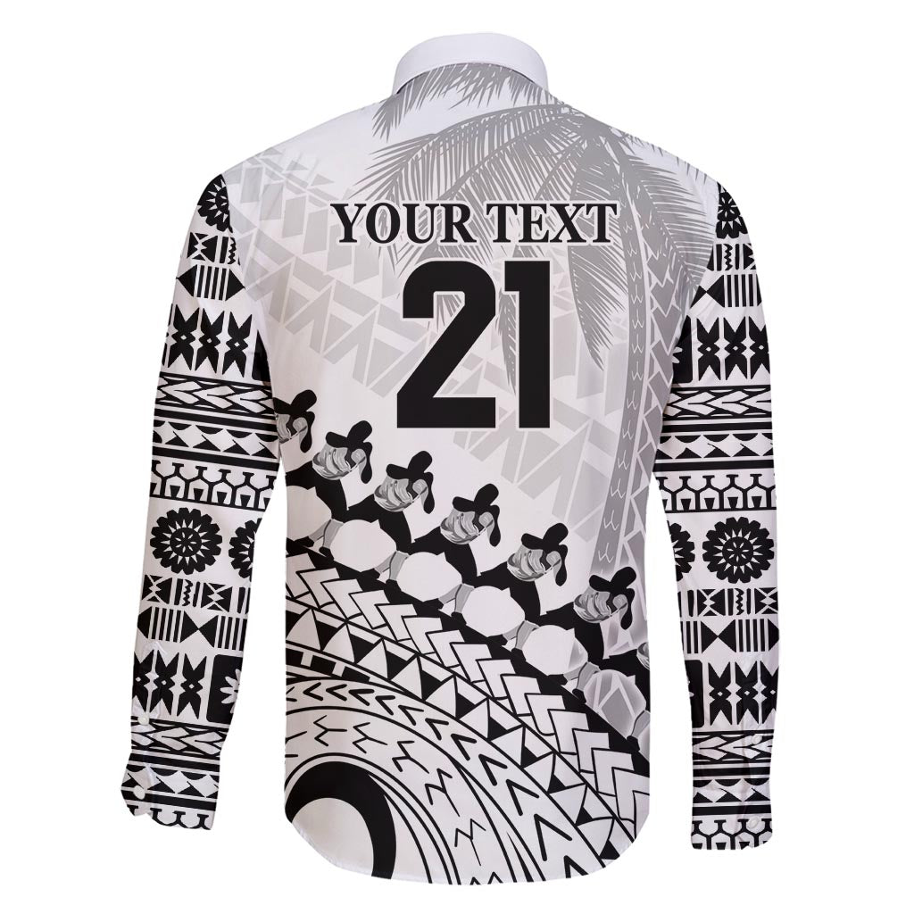 Custom Fiji Rugby Cibi Dance Family Matching Long Sleeve Bodycon Dress and Hawaiian Shirt Create History World Cup Sevens LT9 - Polynesian Pride