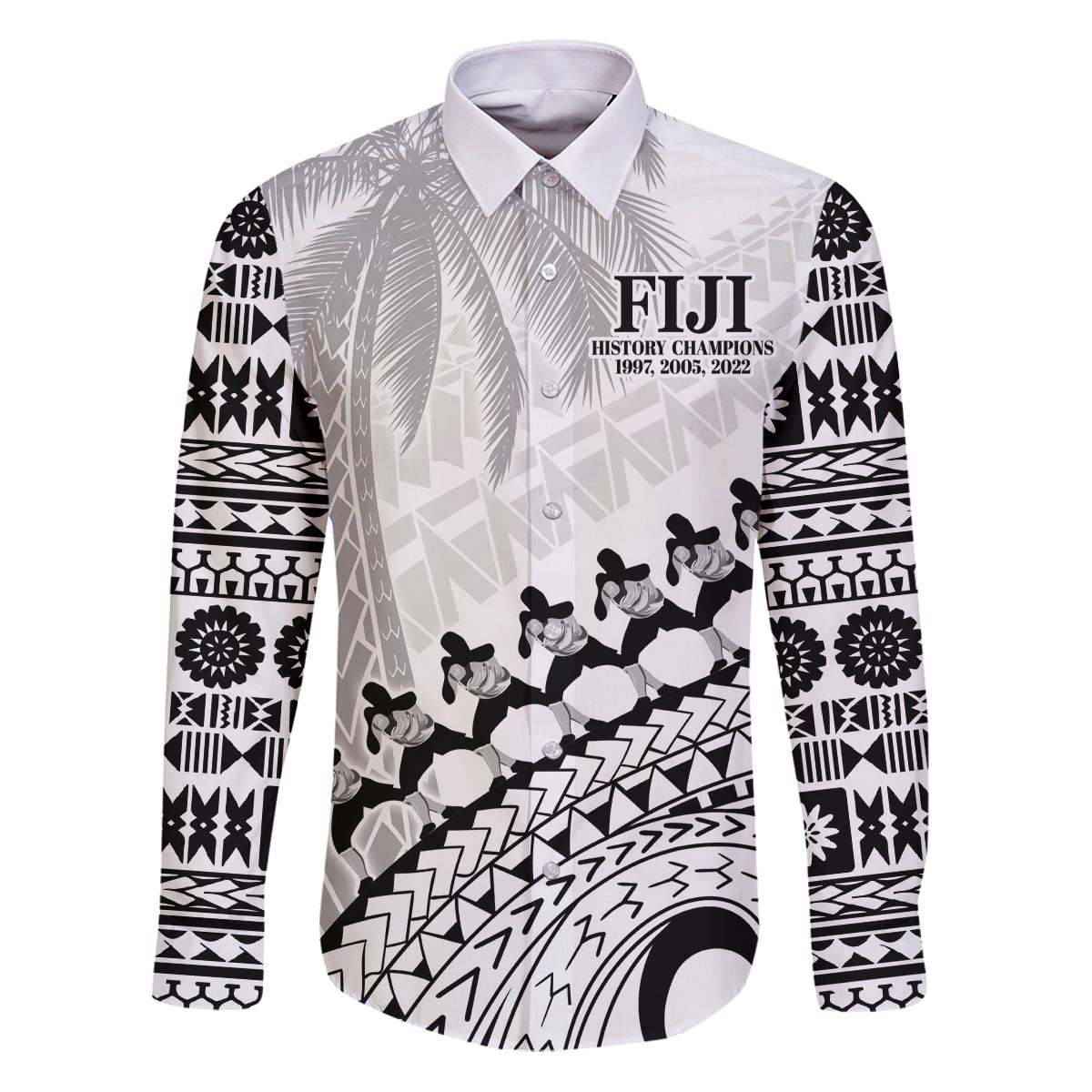 Custom Fiji Rugby Cibi Dance Family Matching Puletasi and Hawaiian Shirt Create History World Cup Sevens