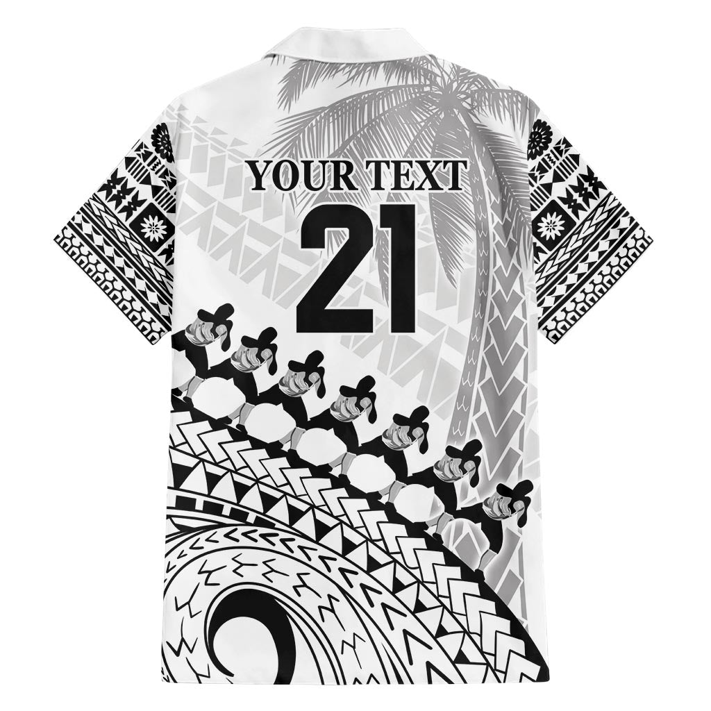 Custom Fiji Rugby Cibi Dance Family Matching Short Sleeve Bodycon Dress and Hawaiian Shirt Create History World Cup Sevens LT9 - Polynesian Pride