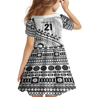 Custom Fiji Rugby Cibi Dance Family Matching Tank Maxi Dress and Hawaiian Shirt Create History World Cup Sevens