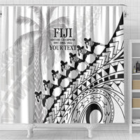 Custom Fiji Rugby Cibi Dance Shower Curtain Create History World Cup Sevens