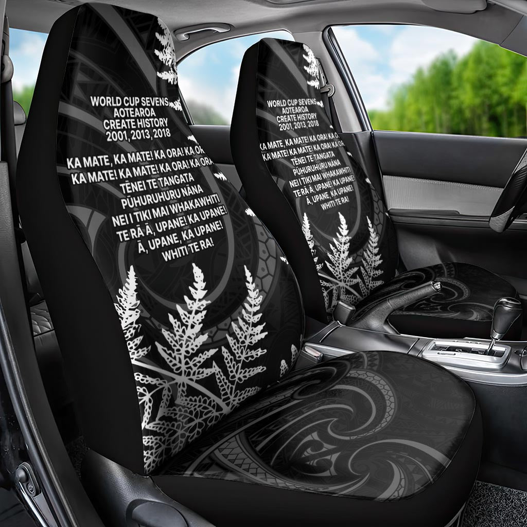 New Zealand Black Fern 7s Car Seat Cover History World Cup Sevens