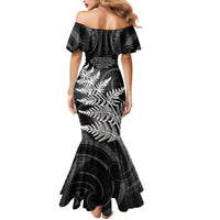New Zealand Black Fern 7s Family Matching Mermaid Dress and Hawaiian Shirt History World Cup Sevens LT9 - Polynesian Pride