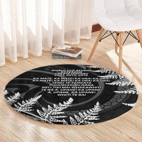 New Zealand Black Fern 7s Round Carpet History World Cup Sevens LT9 - Polynesian Pride