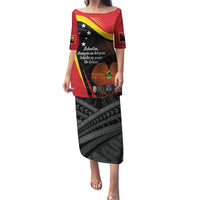 Personalised Papua Niugini Tok Pisin Wik Family Matching Puletasi and Hawaiian Shirt