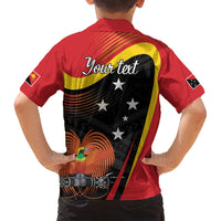 Personalised Papua Niugini Tok Pisin Wik Family Matching Tank Maxi Dress and Hawaiian Shirt