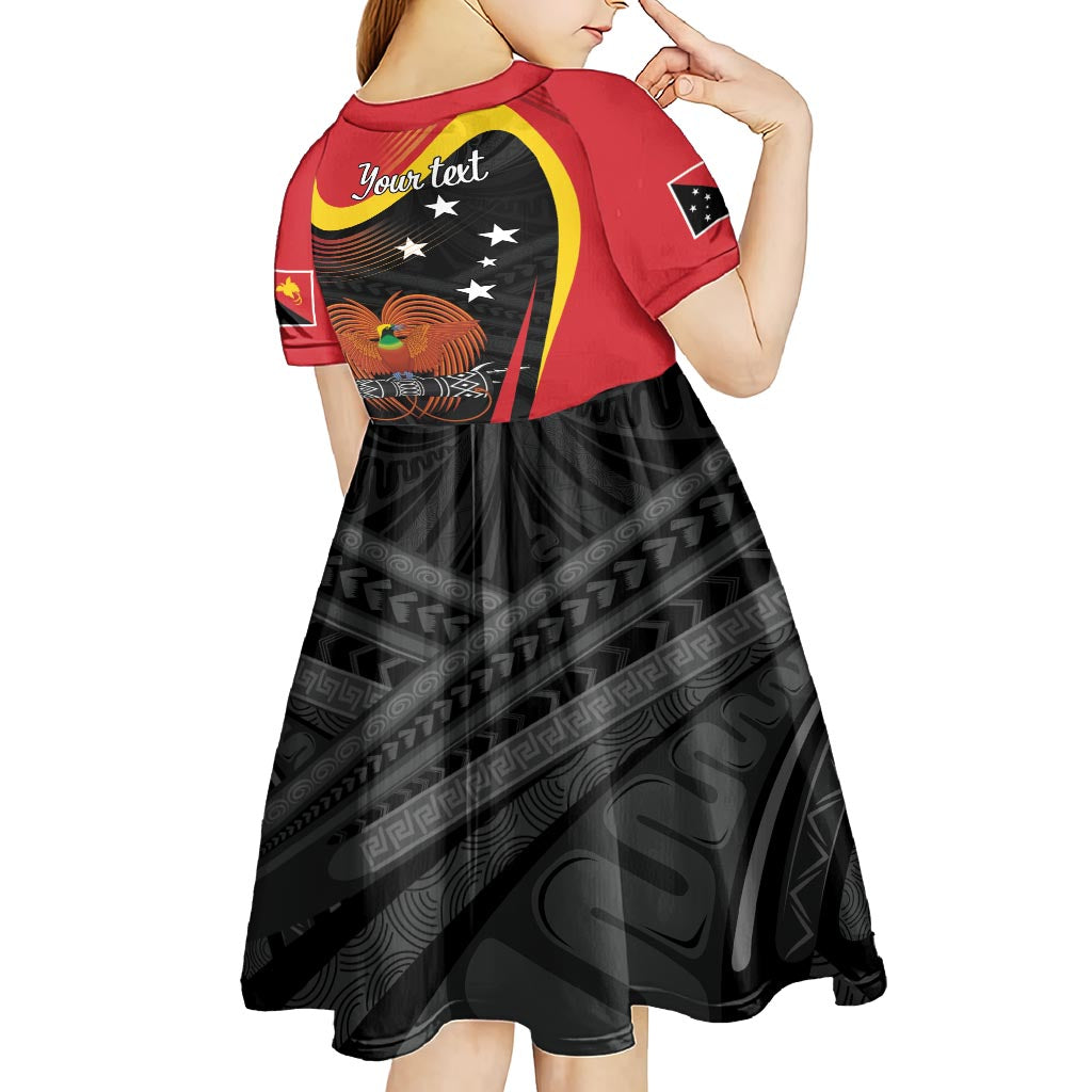 Personalised Papua Niugini Tok Pisin Wik Kid Short Sleeve Dress