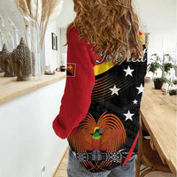Personalised Papua Niugini Tok Pisin Wik Women Casual Shirt