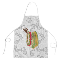 Hawaii Lei Kamehameha Apron Ke'oke'o Seamless Pattern Hibiscus Flower