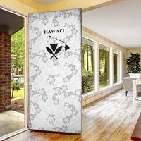 Hawaii Lei Kamehameha Door Cover Ke'oke'o Seamless Pattern Hibiscus Flower