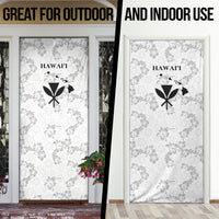 Hawaii Lei Kamehameha Door Cover Ke'oke'o Seamless Pattern Hibiscus Flower