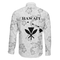 Hawaii Lei Kamehameha Family Matching Summer Maxi Dress and Hawaiian Shirt Ke'oke'o Seamless Pattern Hibiscus Flower LT9 - Polynesian Pride
