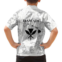 Hawaii Lei Kamehameha Hawaiian Shirt Ke'oke'o Seamless Pattern Hibiscus Flower