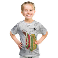 Hawaii Lei Kamehameha Kid T Shirt Ke'oke'o Seamless Pattern Hibiscus Flower
