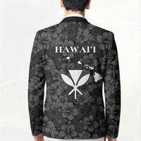 Hawaii Lei Kamehameha Blazer Ele'ele Seamless Pattern Hibiscus Flower