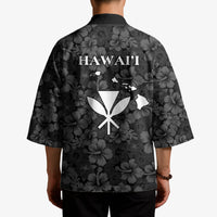Hawaii Lei Kamehameha Kimono Ele'ele Seamless Pattern Hibiscus Flower