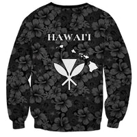 Hawaii Lei Kamehameha Sweatshirt Ele'ele Seamless Pattern Hibiscus Flower
