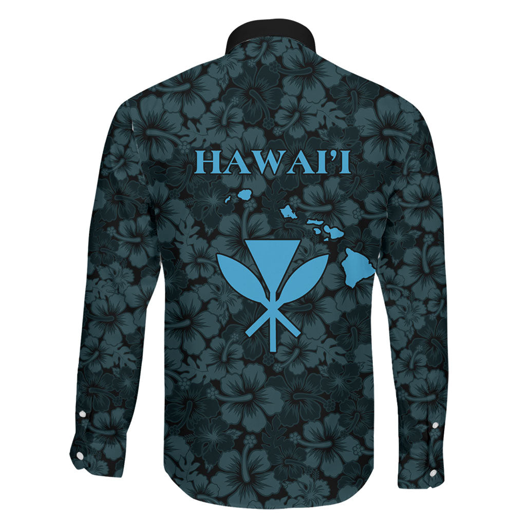 Hawaii Lei Kamehameha Family Matching Mermaid Dress and Hawaiian Shirt Uliuli Seamless Pattern Hibiscus Flower LT9 - Polynesian Pride
