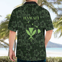 Hawaii Lei Kamehameha Hawaiian Shirt Oma'oma'o Seamless Pattern Hibiscus Flower