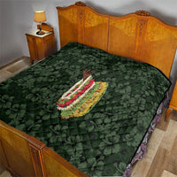 Hawaii Lei Kamehameha Quilt Oma'oma'o Seamless Pattern Hibiscus Flower
