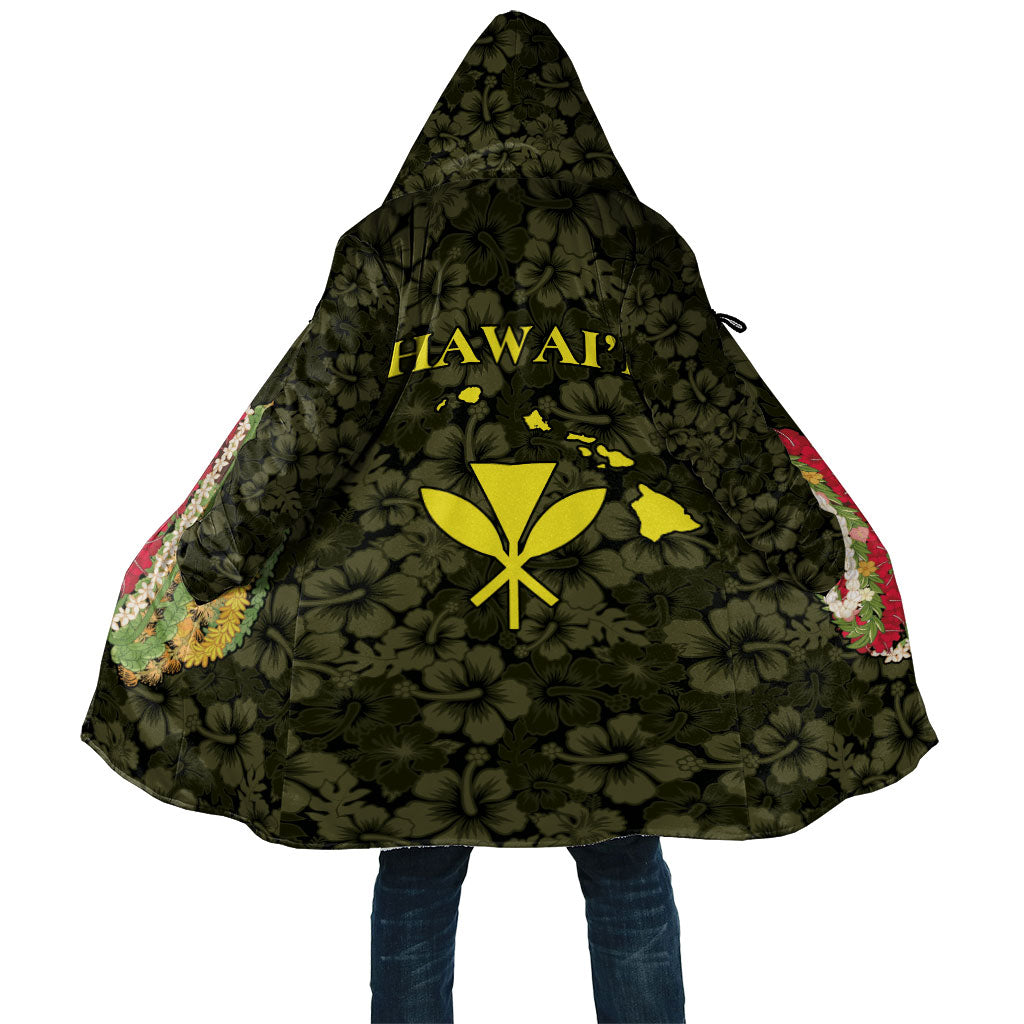 Hawaii Lei Kamehameha Cloak Melemele Seamless Pattern Hibiscus Flower