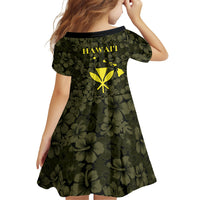 Hawaii Lei Kamehameha Family Matching Off Shoulder Maxi Dress and Hawaiian Shirt Melemele Seamless Pattern Hibiscus Flower LT9 - Polynesian Pride