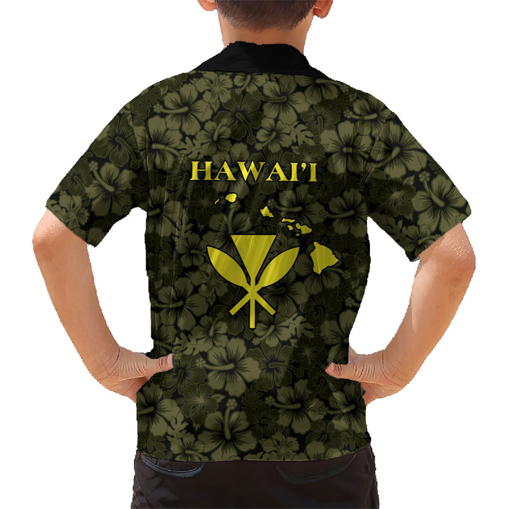 Hawaii Lei Kamehameha Family Matching Tank Maxi Dress and Hawaiian Shirt Melemele Seamless Pattern Hibiscus Flower LT9 - Polynesian Pride