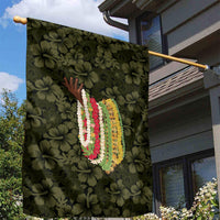 Hawaii Lei Kamehameha Garden Flag Melemele Seamless Pattern Hibiscus Flower