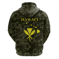 Hawaii Lei Kamehameha Hoodie Melemele Seamless Pattern Hibiscus Flower