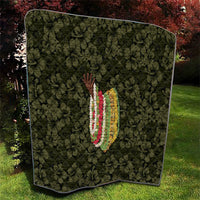 Hawaii Lei Kamehameha Quilt Melemele Seamless Pattern Hibiscus Flower