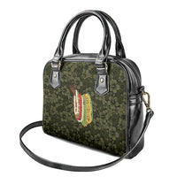 Hawaii Lei Kamehameha Shoulder Handbag Melemele Seamless Pattern Hibiscus Flower