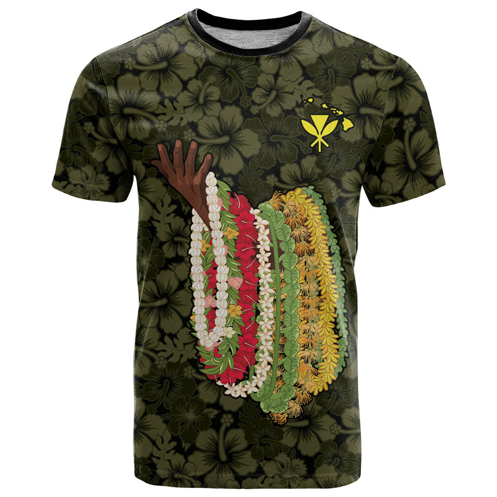 Hawaii Lei Kamehameha T Shirt Melemele Seamless Pattern Hibiscus Flower