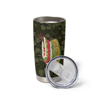Hawaii Lei Kamehameha Tumbler Cup Melemele Seamless Pattern Hibiscus Flower LT9 - Polynesian Pride