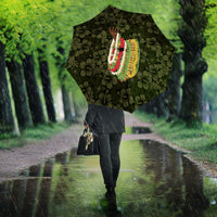 Hawaii Lei Kamehameha Umbrella Melemele Seamless Pattern Hibiscus Flower